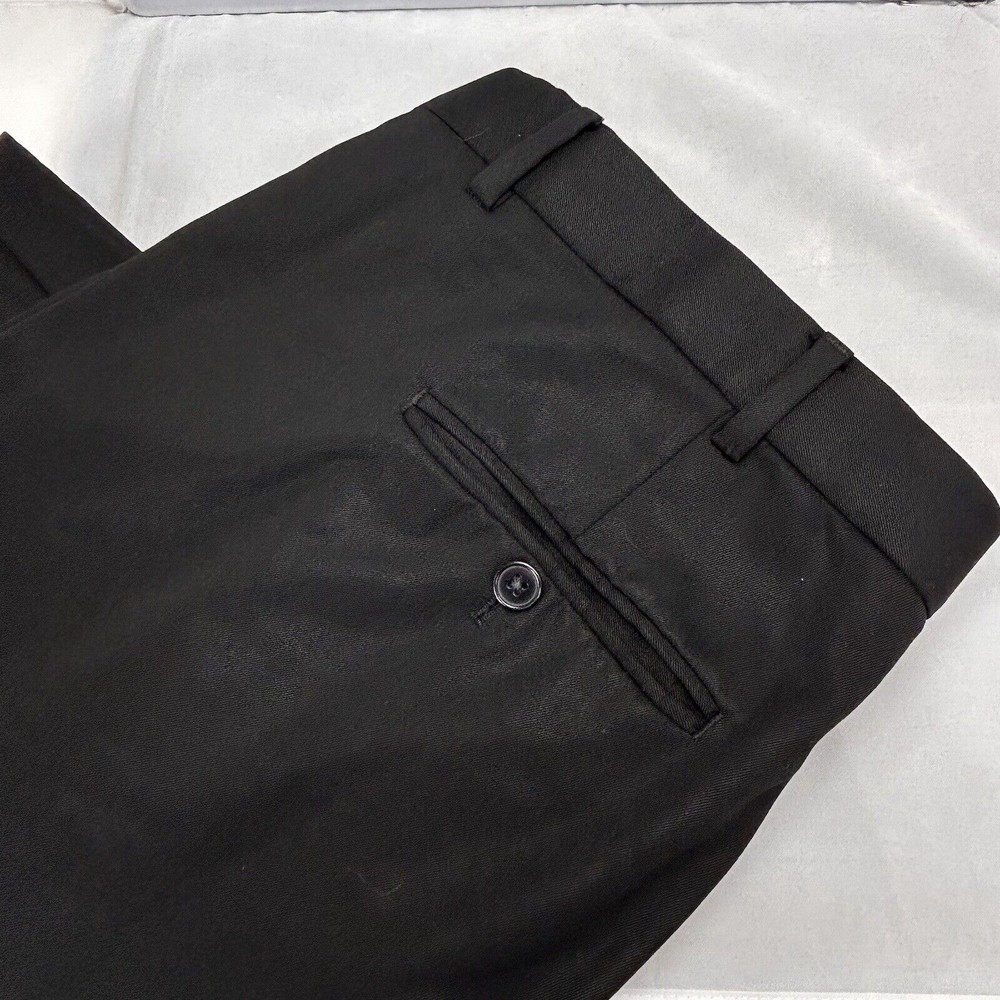Brooks Brothers Men's Black Wool Pants 40W/32L - Picture 3 of 6